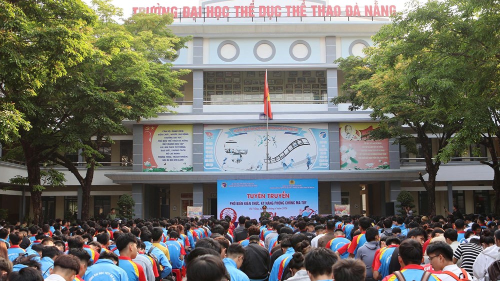 Trường Đại học Thể dục thể thao Đà Nẵng tăng cường tuyên truyền kỹ năng phòng, chống ma túy cho sinh viên - ảnh 1