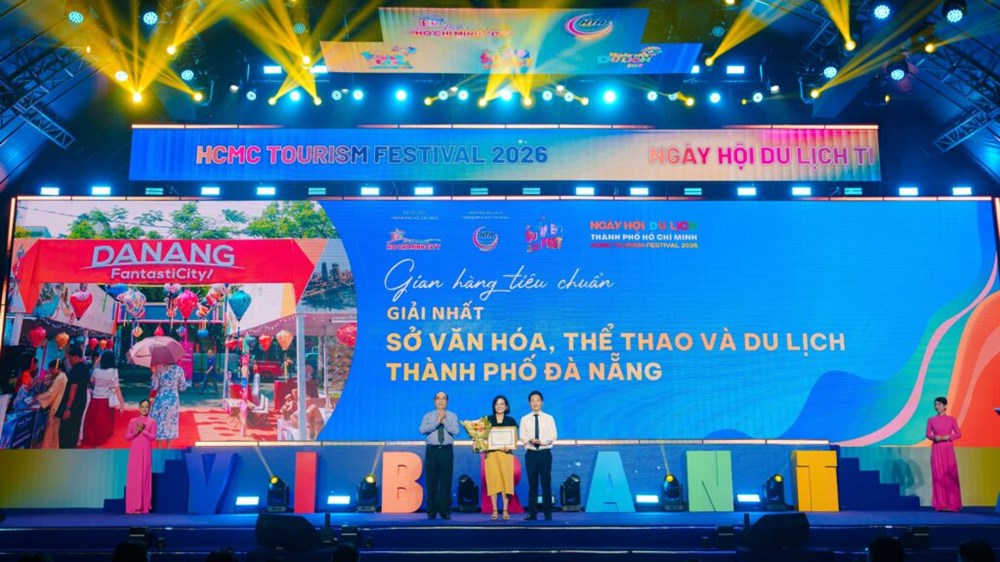 Gian hàng du lịch Đà Nẵng đạt giải Nhất tại Ngày hội Du lịch TP.HCM 2026 - ảnh 1