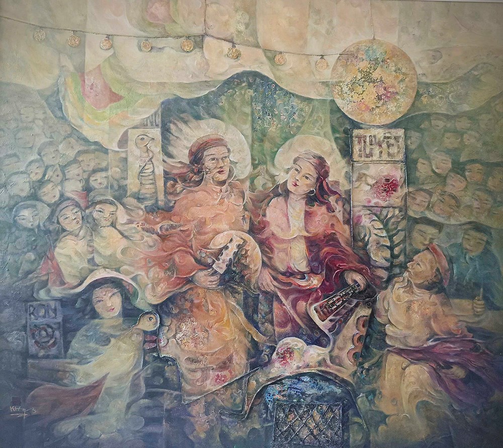 Họa sĩ Đà Nẵng hội tụ trong triển lãm “Sắc màu đất Quảng” - ảnh 1