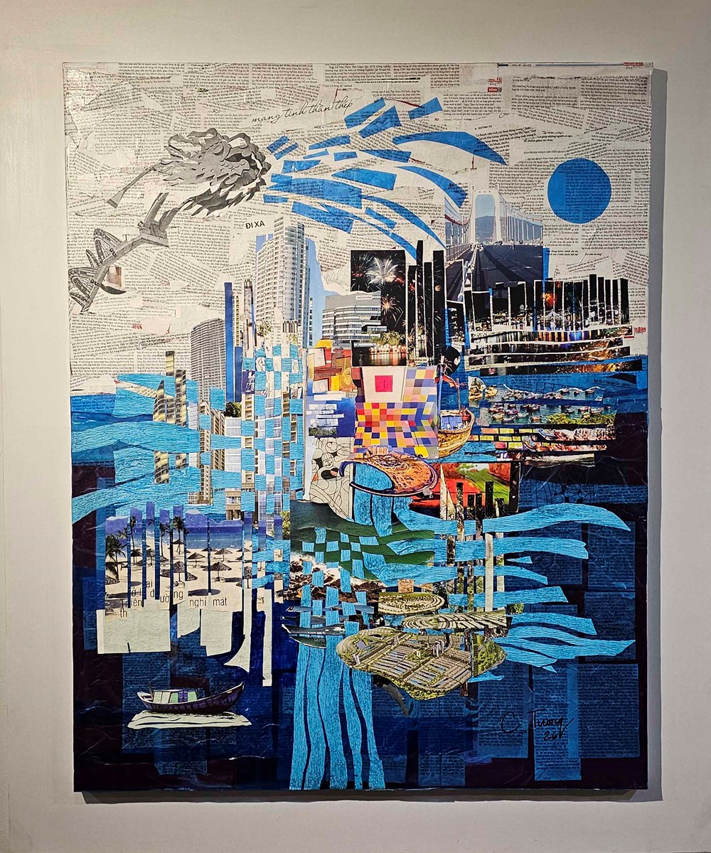 Nghệ sĩ Đà Nẵng kể chuyện quê hương qua triển lãm “Sắc màu đất Quảng” - ảnh 8