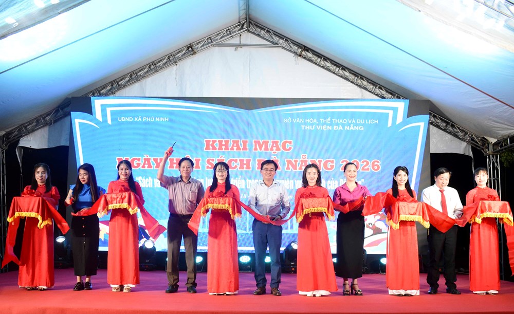 Khai mạc Ngày hội Sách Đà Nẵng 2026 tại Phú Ninh - ảnh 1