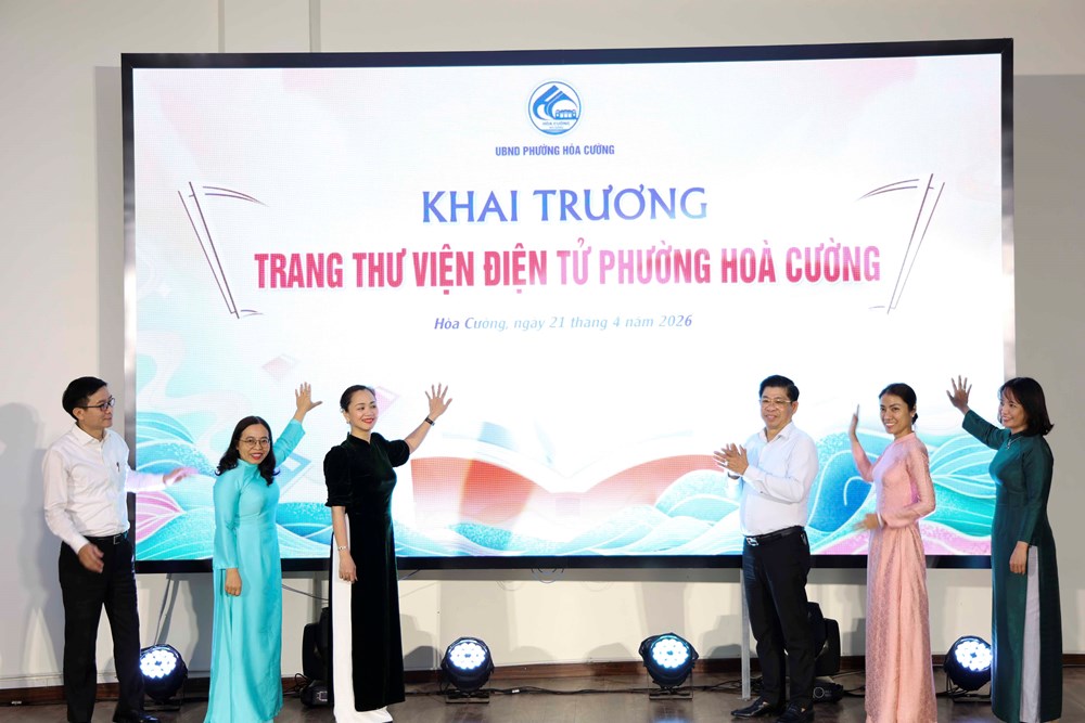 Đà Nẵng: Ra mắt Thư viện điện tử phường Hòa Cường - ảnh 1