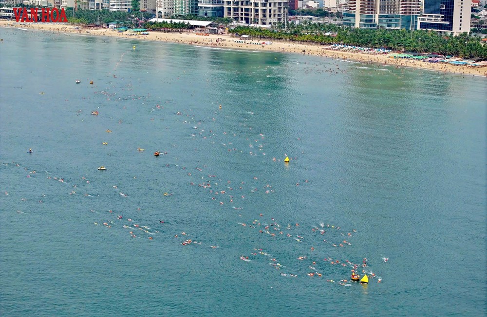 Gần 500 VĐV tranh tài Giải bơi biển “Vượt sóng mùa hè” Đà Nẵng 2026 - ảnh 3