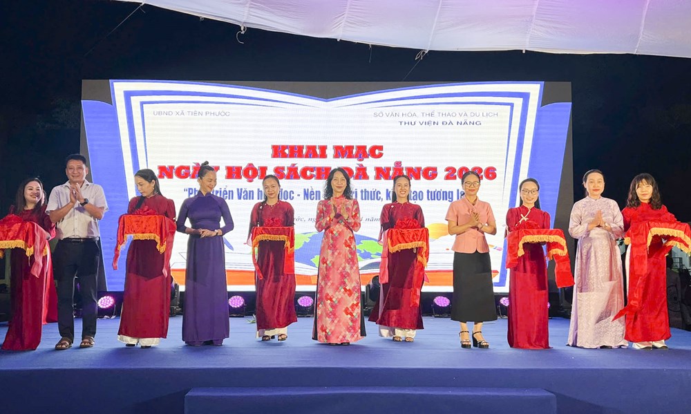 Ngày hội Sách Đà Nẵng 2026 lan tỏa văn hóa đọc tại Tiên Phước - ảnh 1