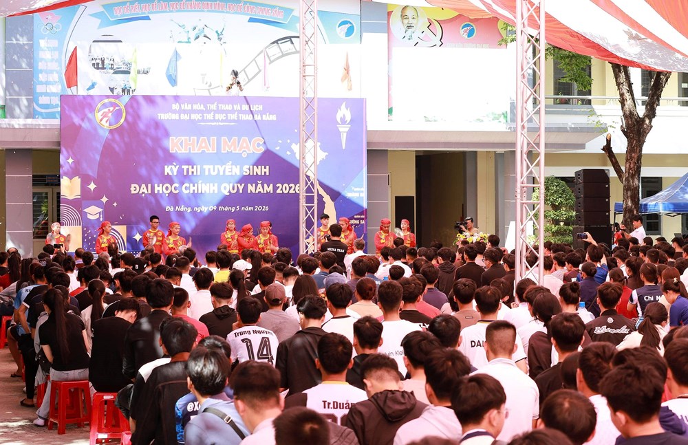 Trường Đại học TDTT Đà Nẵng khai mạc kỳ thi năng khiếu - Đại học chính quy năm 2026 - ảnh 1