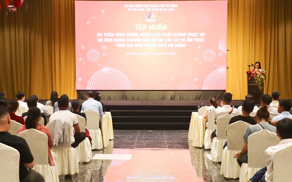 Đà Nẵng tập huấn an toàn thực phẩm và nâng cao chất lượng phục vụ cơ sở ẩm thực năm 2026 - ảnh 1