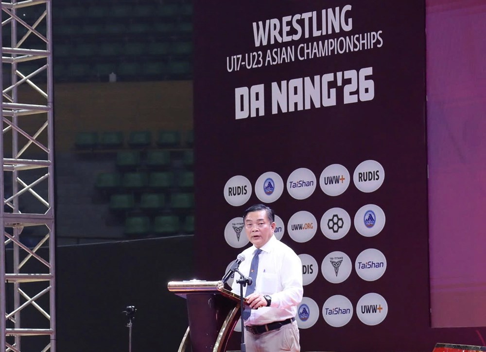 Khai mạc Giải vô địch vật các lứa tuổi châu Á 2026 - ảnh 1