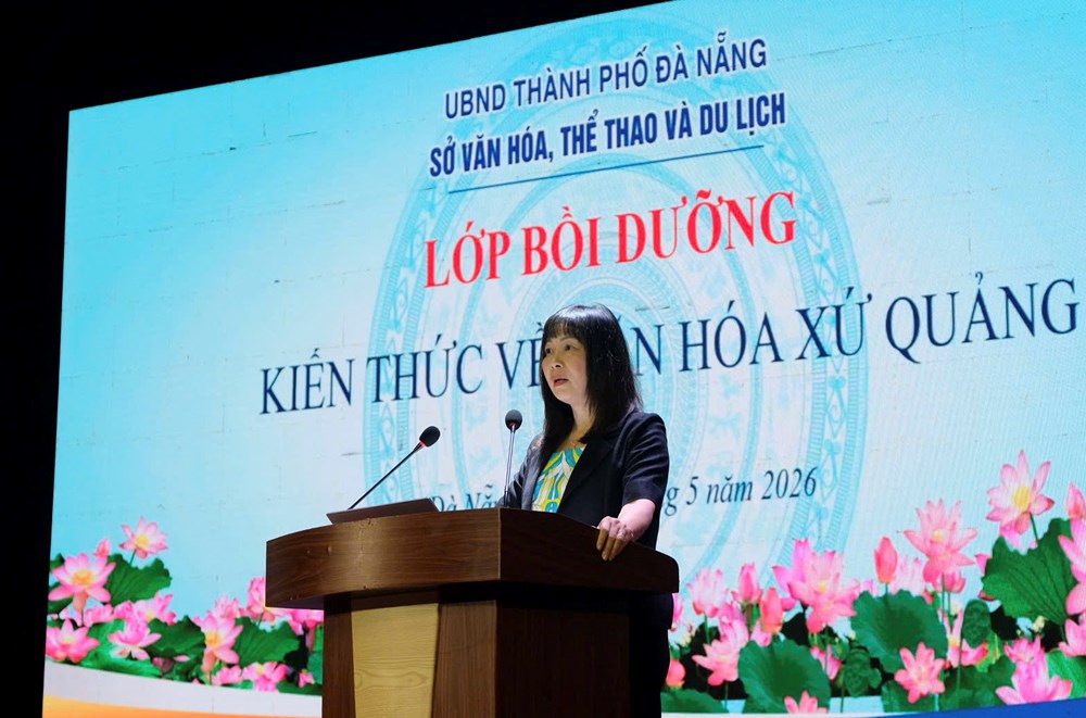 Bồi dưỡng kiến thức về văn hóa và con người xứ Quảng cho đội ngũ cán bộ ngành VHTTDL Đà Nẵng - ảnh 1