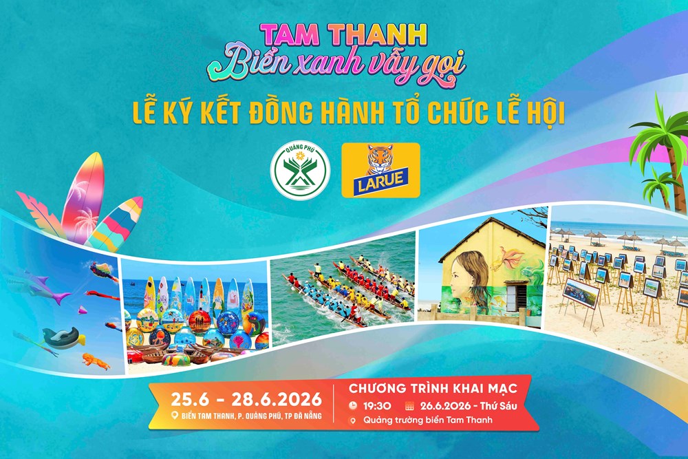 Ký kết đồng hành tổ chức Lễ hội biển Tam Thanh 2026 - ảnh 2