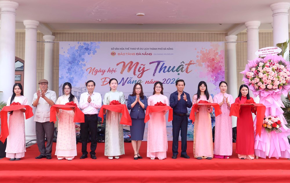 Đà Nẵng khai mạc Ngày hội Mỹ thuật với loạt trải nghiệm nghệ thuật hấp dẫn - ảnh 1