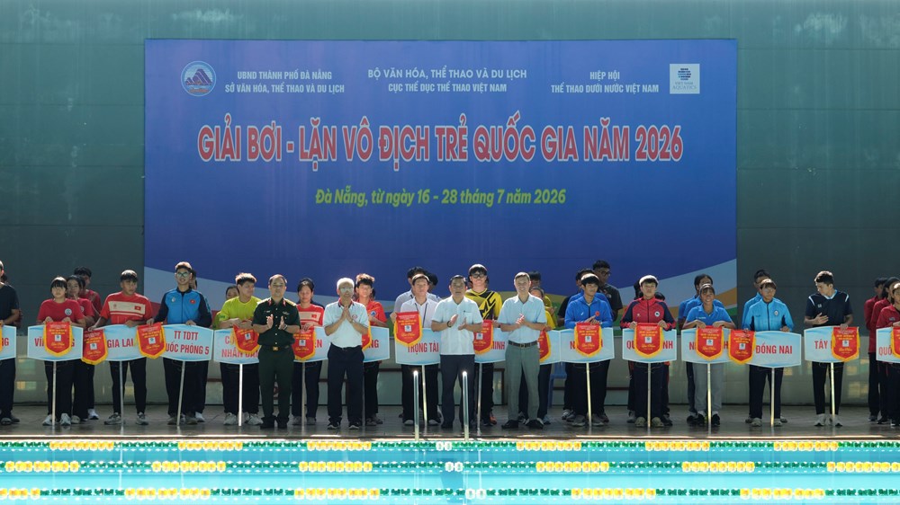 Khai mạc giải Bơi và Lặn vô địch trẻ quốc gia năm 2026 - ảnh 1