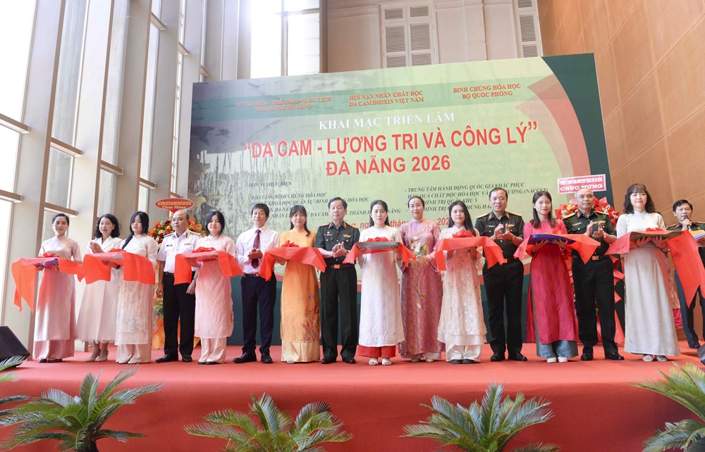 Khai mạc triển lãm “Da cam - Lương tri và Công lý” Đà Nẵng 2026 - ảnh 1