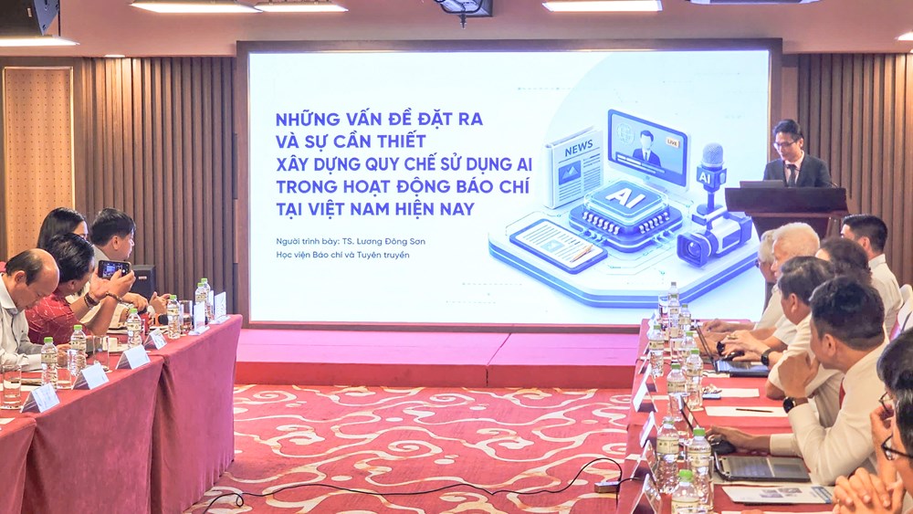 AI vào tòa soạn: Cần “hàng rào” đạo đức và quy chế quản trị - ảnh 4