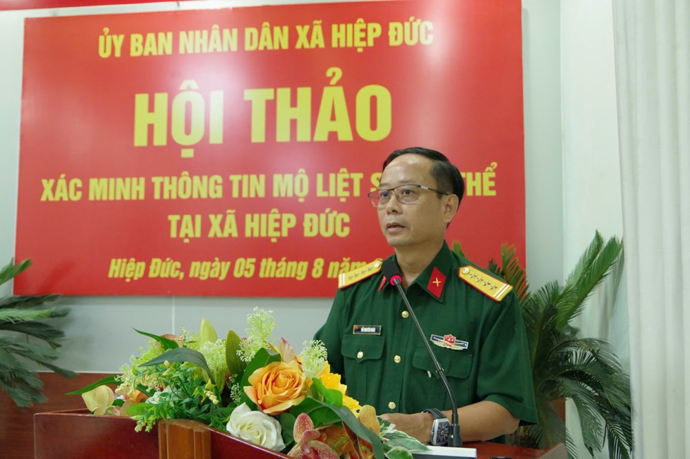 Hội thảo xác minh 17 hài cốt nghi mộ liệt sĩ tập thể ở Đà Nẵng - ảnh 5