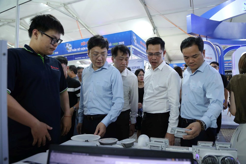 Khai mạc Hội chợ triển lãm sản phẩm tiết kiệm năng lượng và chuyển đổi xanh năm 2026 - ảnh 2