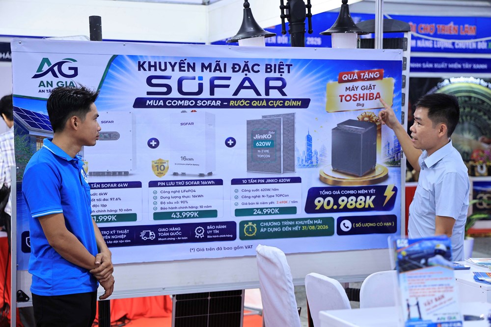 Khai mạc Hội chợ triển lãm sản phẩm tiết kiệm năng lượng và chuyển đổi xanh năm 2026 - ảnh 5