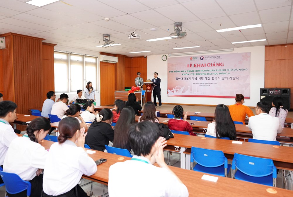 Khai giảng khoá tiếng Hàn miễn phí dành cho người dân Đà Nẵng - ảnh 1
