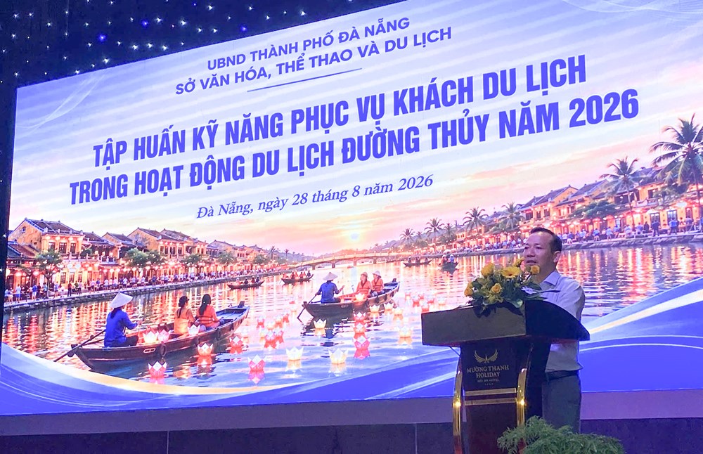Đà Nẵng tập huấn kỹ năng phục vụ khách du lịch đường thủy - ảnh 1