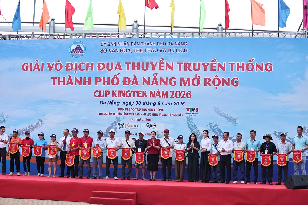Đà Nẵng khai mạc Giải vô địch đua thuyền truyền thống mở rộng năm 2026 - ảnh 1