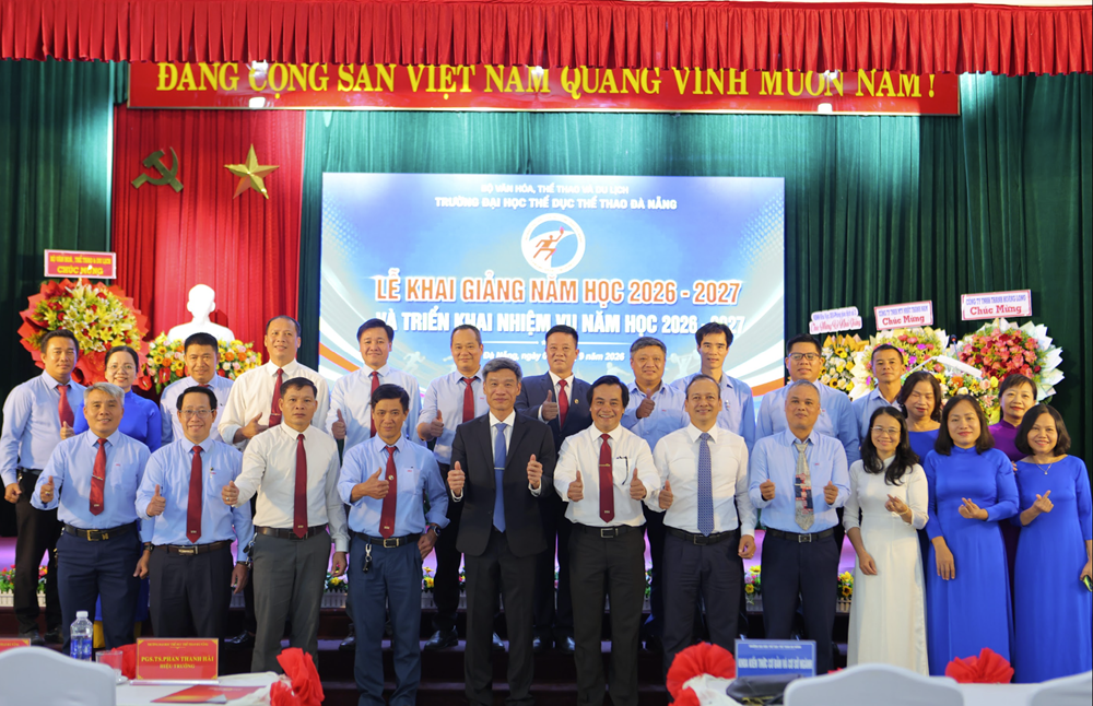 Trường Đại học Thể dục thể thao Đà Nẵng khai giảng năm học 2026 - 2027 - ảnh 5