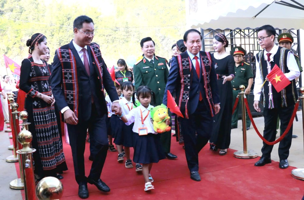 Khánh thành trường nội trú liên cấp tại vùng biên Tây Giang - ảnh 1