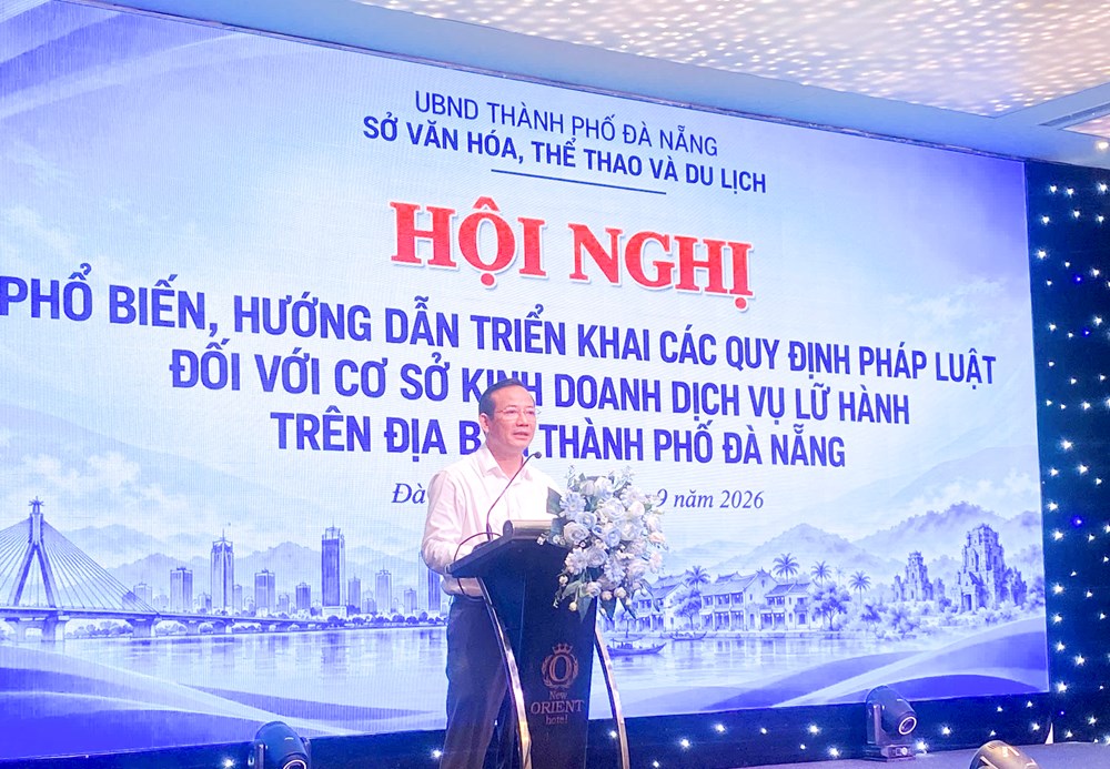 Đà Nẵng: Phổ biến, hướng dẫn triển khai các quy định pháp luật đối với cơ sở kinh doanh dịch vụ lữ hành - ảnh 1
