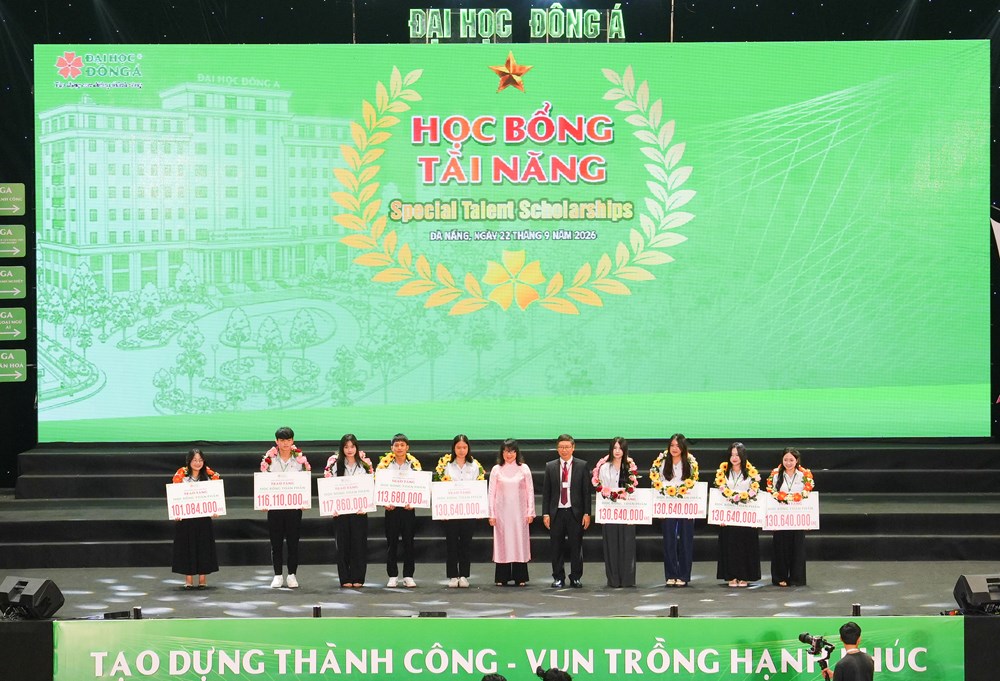 45 tỉ đồng học bổng dành cho tân sinh viên Đại học Đông Á năm 2026 - ảnh 2