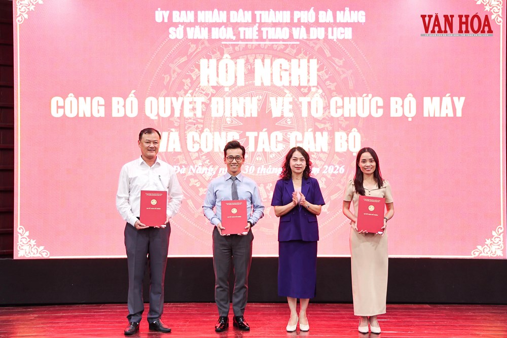 Sở VHTTDL TP. Đà Nẵng công bố loạt nhân sự và thành lập 3 đơn vị trực thuộc - ảnh 2