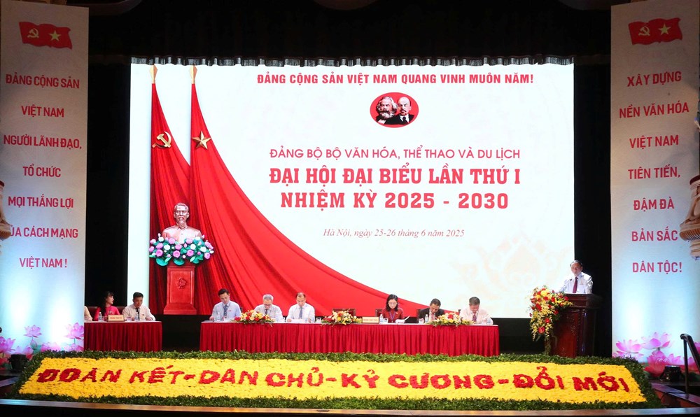 Phiên trù bị Đại hội đại biểu Đảng bộ Bộ VHTTDL lần thứ I, nhiệm kỳ 2025 - 2030 - ảnh 1