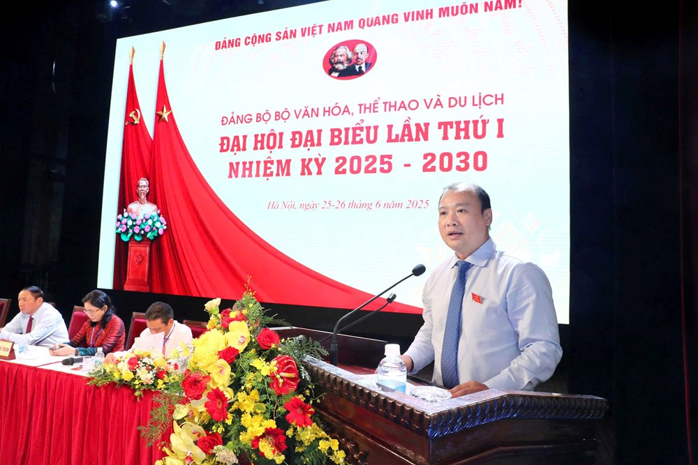 Phiên trù bị Đại hội đại biểu Đảng bộ Bộ VHTTDL lần thứ I, nhiệm kỳ 2025 - 2030 - ảnh 5