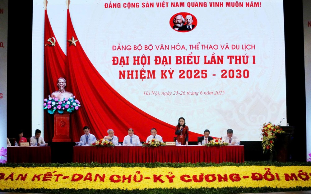 Phiên trù bị Đại hội đại biểu Đảng bộ Bộ VHTTDL lần thứ I, nhiệm kỳ 2025 - 2030 - ảnh 6