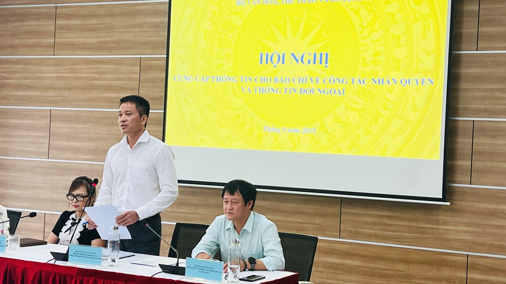 Hội nghị cung cấp thông tin cho báo chí về công tác nhân quyền và thông tin đối ngoại  - ảnh 3
