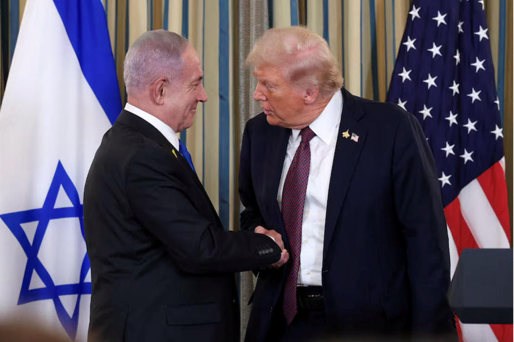 Tổng thống Donald Trump tuyên bố kế hoạch hoà bình cho dải Gaza - ảnh 1
