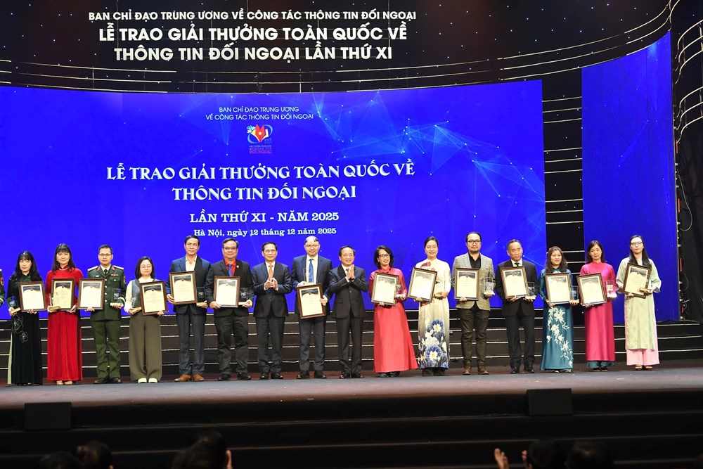 Lễ trao Giải thưởng toàn quốc về thông tin đối ngoại lần thứ XI năm 2025 - ảnh 3