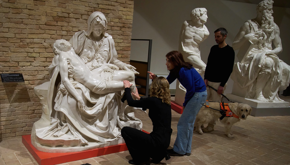 Italia mở lối cho người khiếm thị tiếp cận nghệ thuật - ảnh 2