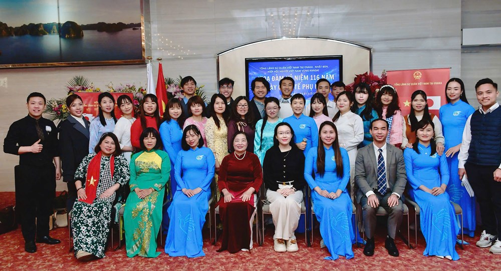 Cộng đồng người Việt ở Nhật Bản kỷ niệm Ngày Quốc tế Phụ nữ tại Osaka - ảnh 1