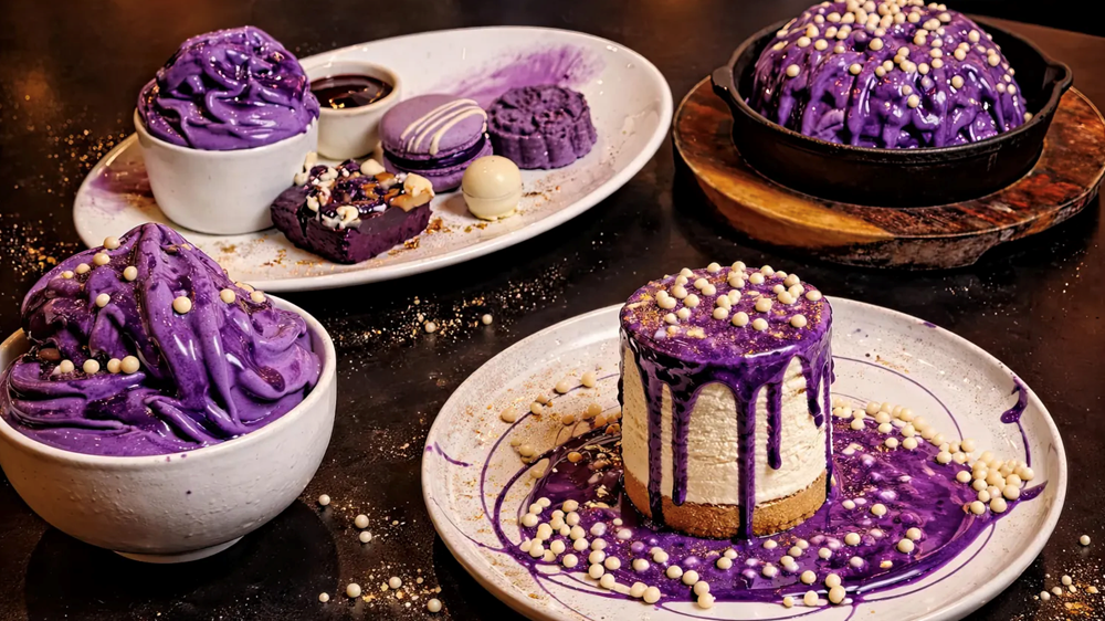 Philippines tạo cơn sốt ẩm thực màu tím lan rộng toàn cầu - ảnh 1