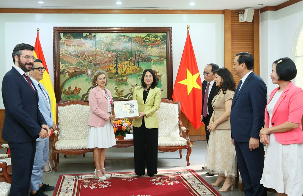 Tăng cường hợp tác VHTTDL, hướng tới kỷ niệm 50 năm thiết lập quan hệ ngoại giao - ảnh 4