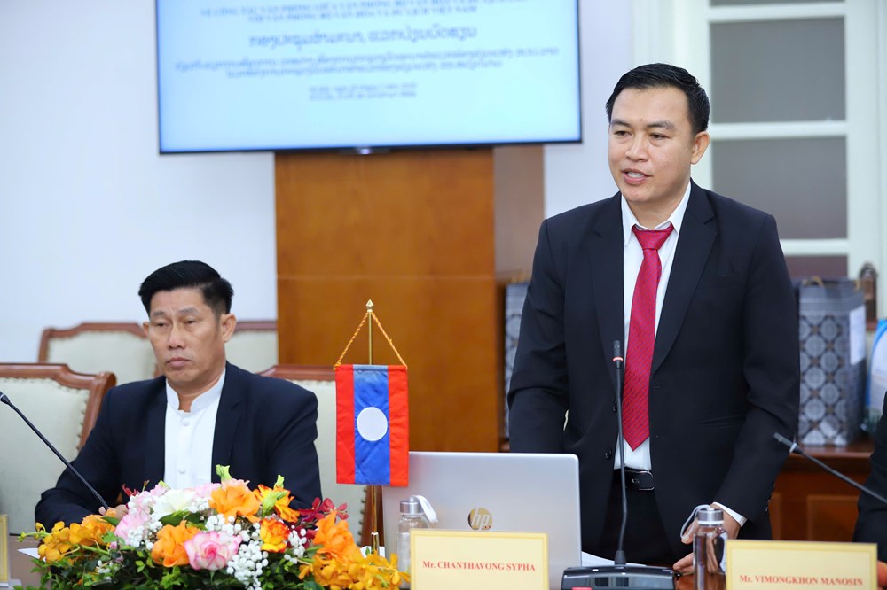 Tọa đàm trao đổi kinh nghiệm về công tác văn phòng giữa Văn phòng Bộ VHTTDL Việt Nam và Văn phòng Bộ Văn hóa và Du lịch Lào  - ảnh 2