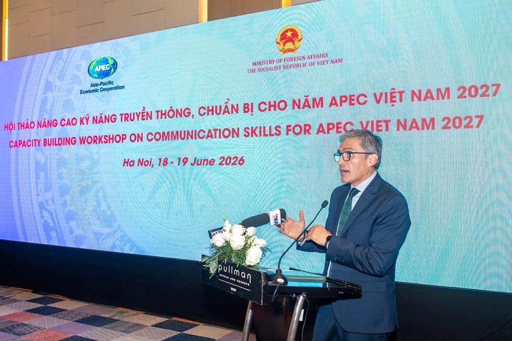 Hội thảo nâng cao năng lực truyền thông, chuẩn bị cho năm APEC Việt Nam 2027 - ảnh 2