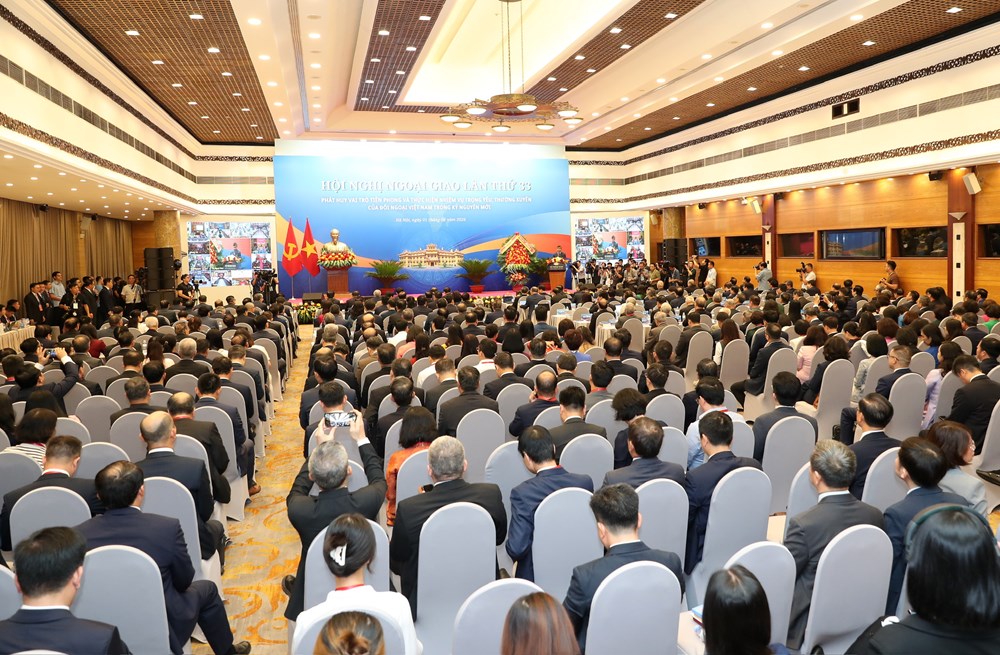 Tổng Bí thư, Chủ tịch nước Tô Lâm dự Hội nghị Ngoại giao lần thứ 33 - ảnh 6