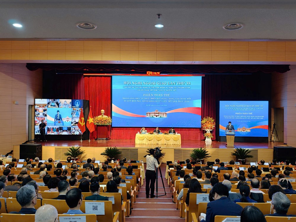 Thủ tướng Lê Minh Hưng dự Phiên toàn thể Ngoại giao phục vụ phát triển đất nước trong giai đoạn mới  - ảnh 4