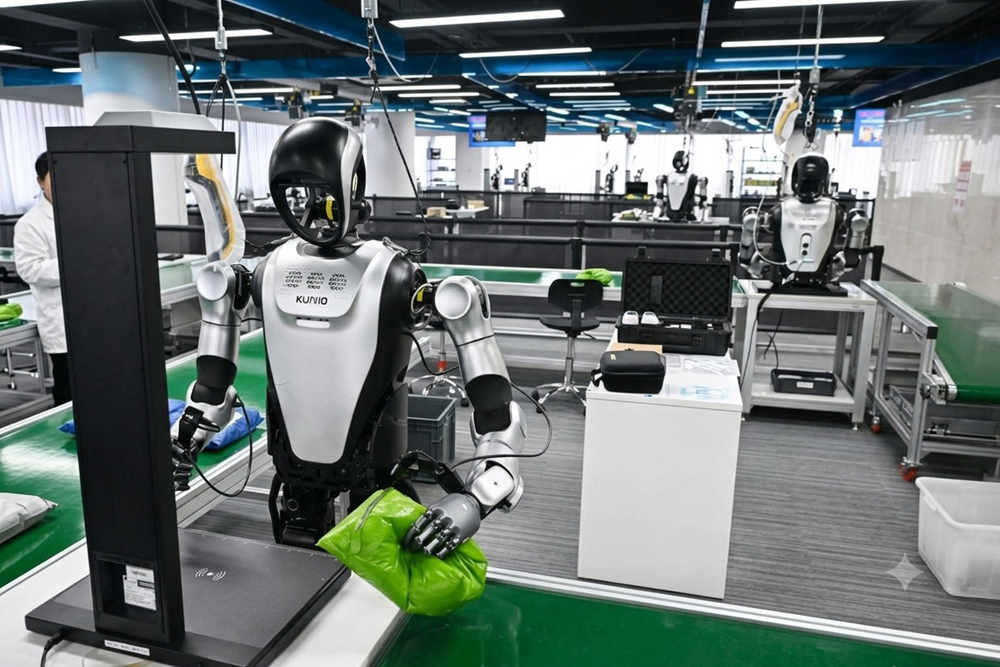 Huấn luyện viên robot gấp quần áo, rửa bát kiếm tới 900 USD/tháng ở Trung Quốc - ảnh 1