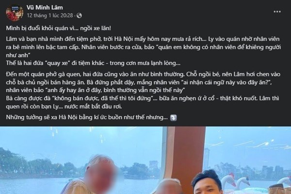 Tiktoker V.M.L xin lỗi và bị xử phạt 5 triệu đồng vì “nói xấu” quán phở - ảnh 2