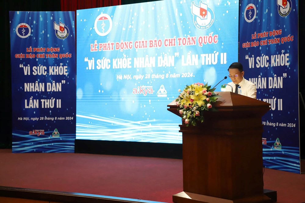 Phát động Giải Báo chí toàn quốc “Vì Sức khỏe nhân dân” lần thứ Hai - ảnh 2