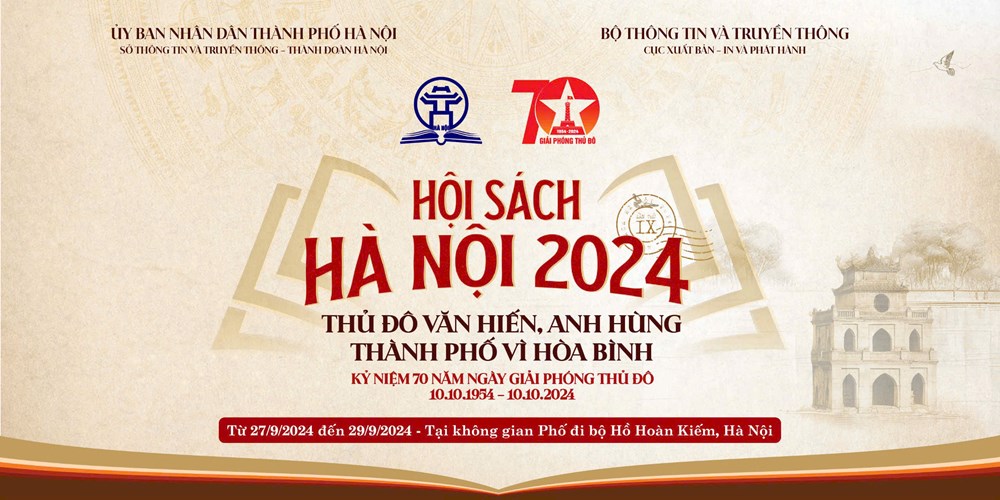30 nhà xuất bản, doanh nghiệp tham gia Hội sách Hà Nội năm 2024 - ảnh 1