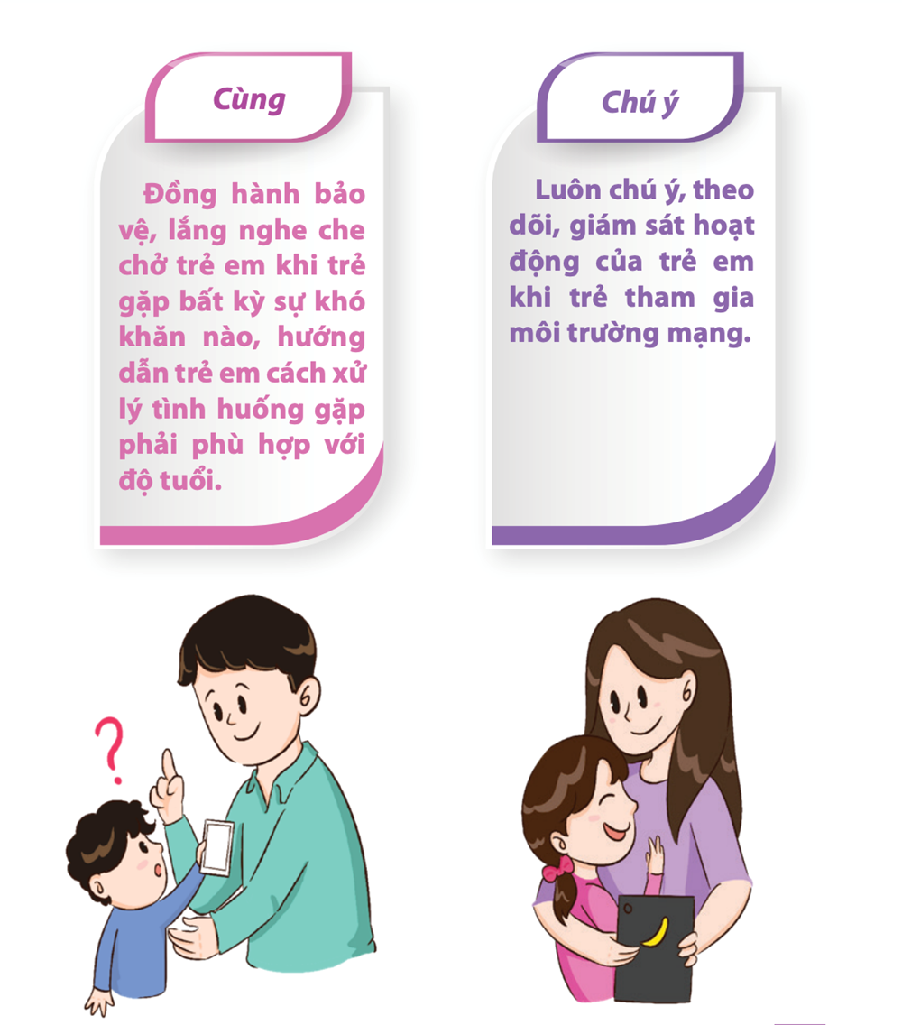 Kỹ năng cho cha mẹ bảo vệ con nhỏ trên môi trường mạng - ảnh 2