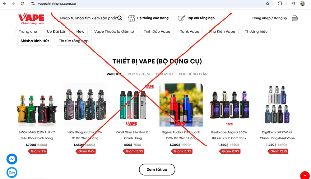 Từ hôm nay, cấm thuốc lá điện tử, thuốc lá nung nóng dưới mọi hình thức - ảnh 1