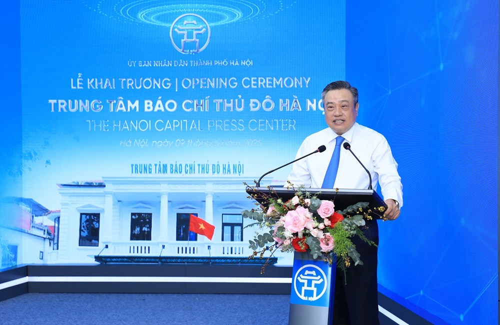 Khai trương Trung tâm Báo chí Thủ đô Hà Nội - ảnh 1