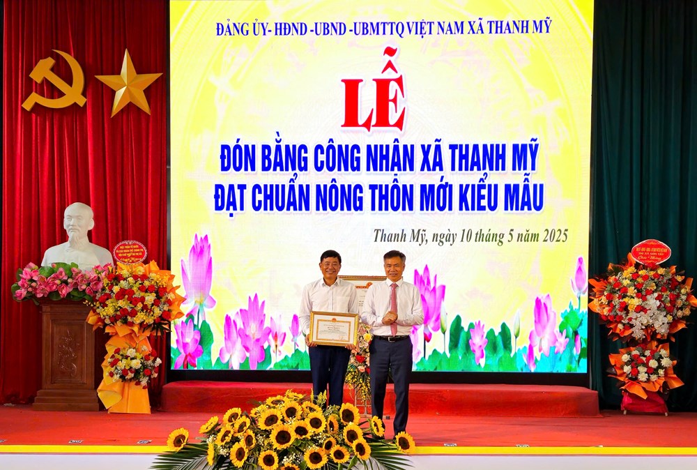 Thị xã Sơn Tây có xã thứ 2 đạt chuẩn nông thôn mới kiểu mẫu - ảnh 2